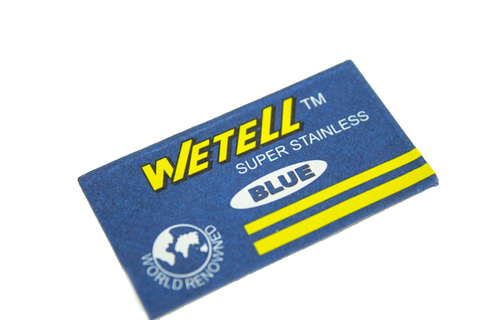 Станок для гоління Wetell металевий на планшеті з лезом 9см 4820000001048 фото