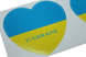 Наклейки Сердце Украина 10х10см/2шт 4820000000935 фото 4